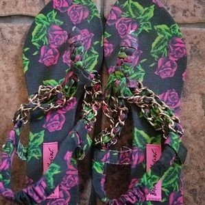 Betsy Johnson's rose sandles